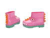 Mini Melissa Fãbbula Pink Rain Boots for Babies -Adorable and waterproof pink rain boots designed for toddlers, offering comfort and protection for rainy days.