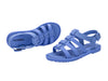 Mini Melissa Flox Flat Unisex Blue Sandal for Kids – Comfortable and stylish strappy sandals with a modern design, perfect for everyday wear and outdoor activities.