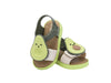Mini Melissa Jump Fruitland Yellow Sandal for babies with cute avocado design. Stylish, comfy, and durable footwear perfect for baby boys and girls.