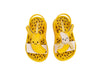 Mini Melissa Jump Fruitland Yellow Sandal with Banana Design for Babies – Cute and comfy fruit-themed sandals featuring a playful banana design, perfect for baby boys and girls.