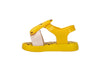 Mini Melissa Jump Fruitland Yellow Sandal with Banana Design for Babies – Cute and comfy fruit-themed sandals featuring a playful banana design, perfect for baby boys and girls.