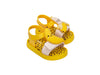 Mini Melissa Jump Fruitland Yellow Sandal with Banana Design for Babies – Cute and comfy fruit-themed sandals featuring a playful banana design, perfect for baby boys and girls.