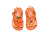 Mini Melissa Jump Fruitland Yellow Sandal with Orange Design for Babies – Adorable and comfortable baby sandals featuring a fun fruit-inspired design, perfect for everyday wear.