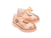 Mini Melissa Lola Baby beige Sneaker with Bow Applique – stylish, comfy, and durable baby sneakers for girls. Perfect toddler footwear with COD available