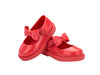 Mini Melissa Lola Baby Red Sneaker with Bow Applique – stylish, comfy, and durable baby sneakers for girls. Perfect toddler footwear with COD available.