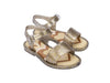 Mini Melissa Mar Jelly Pop Gold Glitter Sandal for Girls – Stylish and comfortable jelly sandals with a shimmering gold glitter finish, perfect for casual and party wear.