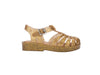 Mini Melissa Possession Shiny Gold Glitter Sandals for Baby Girl – Adorable and comfortable jelly sandals with a glittery finish, perfect for special occasions and everyday wear.