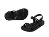 Mini Melissa Sun Downtown Black Flat Sandals for Baby – Stylish and Comfortable Footwear for Little Feet