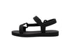 Mini Melissa Sun Downtown Black Flat Sandals for Baby – Stylish and Comfortable Footwear for Little Feet