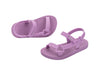 Mini Melissa Sun Downtown Lilac Flat Sandals for Baby – Comfortable and Stylish Footwear for Little Feet