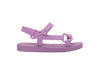 Mini Melissa Sun Downtown Lilac Flat Sandals for Baby – Comfortable and Stylish Footwear for Little Feet