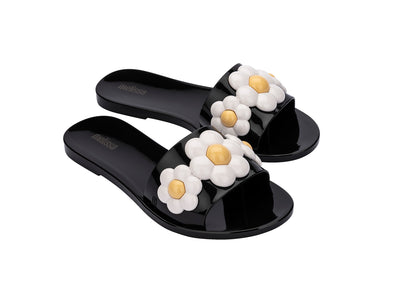 Spring Black Slip-on Slides for Women