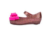 Mini Melissa Ultragirl Sweet IX Glitter Pink Ballerinas for Baby Girl - buy online mini melissa shoes